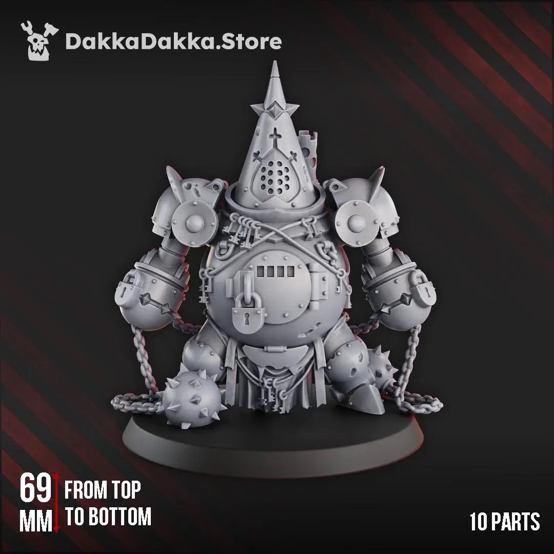 3D printed Trench Master Jaula De Castigo miniature by Last Hope Miniatures for DakkaDakka Miniatures, detailed 3D printed model.