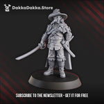 3D printed Trench Mustketeer miniature by Last Hope Miniatures for DakkaDakka Miniatures, shown in detailed profile view