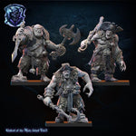 3D printed undead pirate ogre regiment miniature by Last Hope Miniatures, featuring detailed undead pirate and ogre figures.