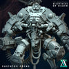 3D printed Vastator Prime miniature by Last Hope Miniatures for Archvillain Games, detailed model in a dynamic pose.