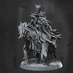 3D printed Vile Horseman miniature by Last Hope Miniatures, featuring detailed sculpt and intricate design from Monolith Arts.