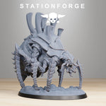 3D printed Xenarid Acidsychor miniature by StationForge Miniatures, detailed sci-fi alien figure from Last Hope Miniatures.