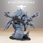 3D printed Xenarid Sentinel miniature by StationForge for Last Hope Miniatures, featuring detailed sci-fi alien robot design.