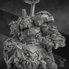 3D printed Zargok Da Hogmasta miniature by Last Hope Miniatures from DakkaDakka Miniatures, shown in detailed close-up.