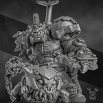 3D printed Zargok Da Hogmasta miniature by Last Hope Miniatures from DakkaDakka Miniatures, shown in detailed close-up.