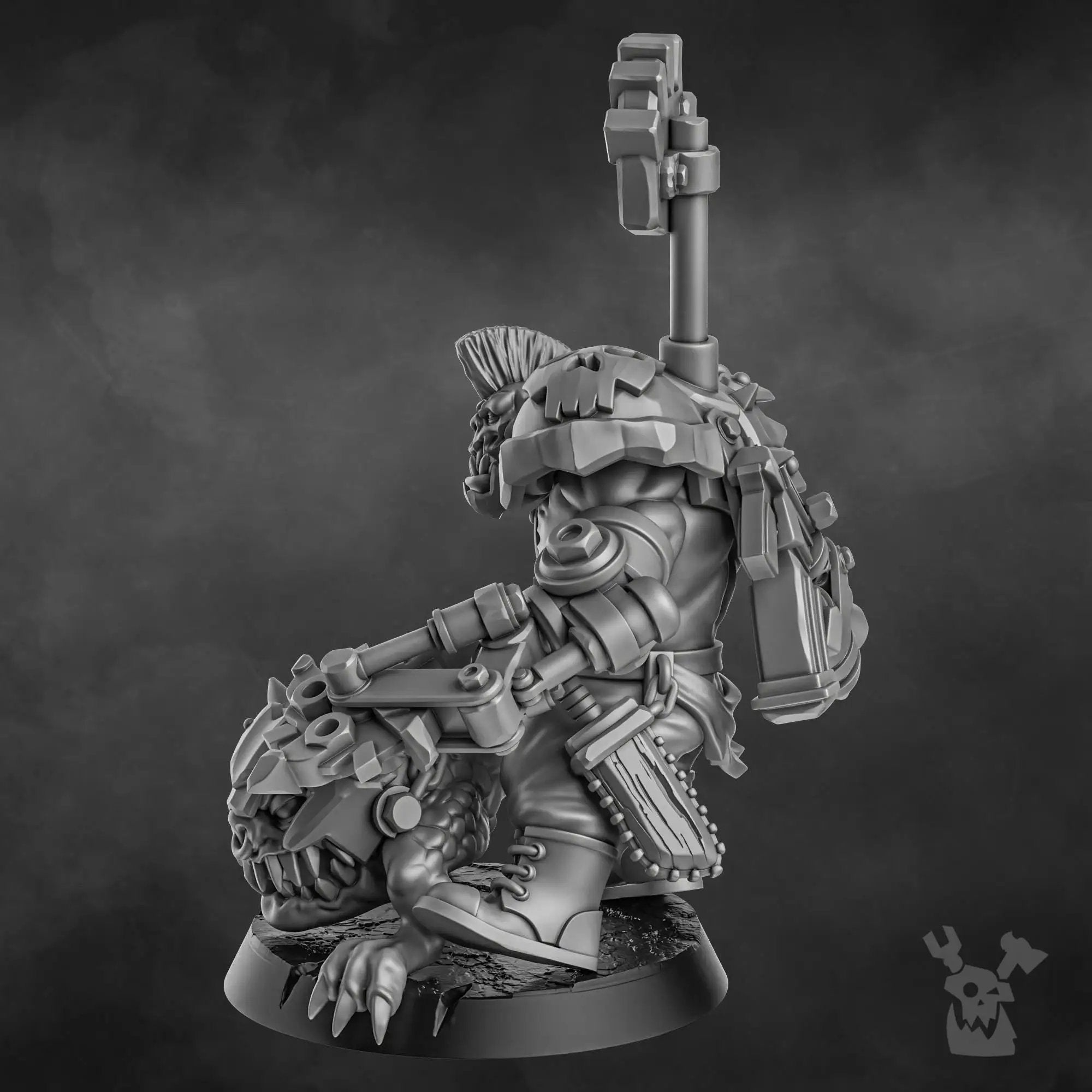 3d Printed Zargok Da Hogmasta by DakkaDakka Miniatures by Last Hope Miniatures