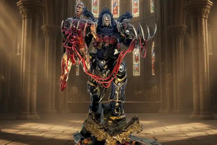 3D printed Boogeyman model by Last Hope Miniatures, detailed horror creature sculpture from 3DArtGuy.