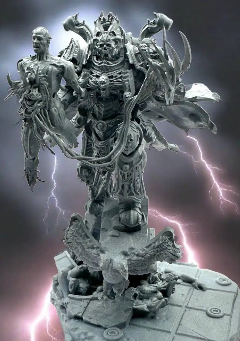 3D printed model of The Boogeyman by 3DArtGuy, created by Last Hope Miniatures, featuring a spooky, detailed creature design.