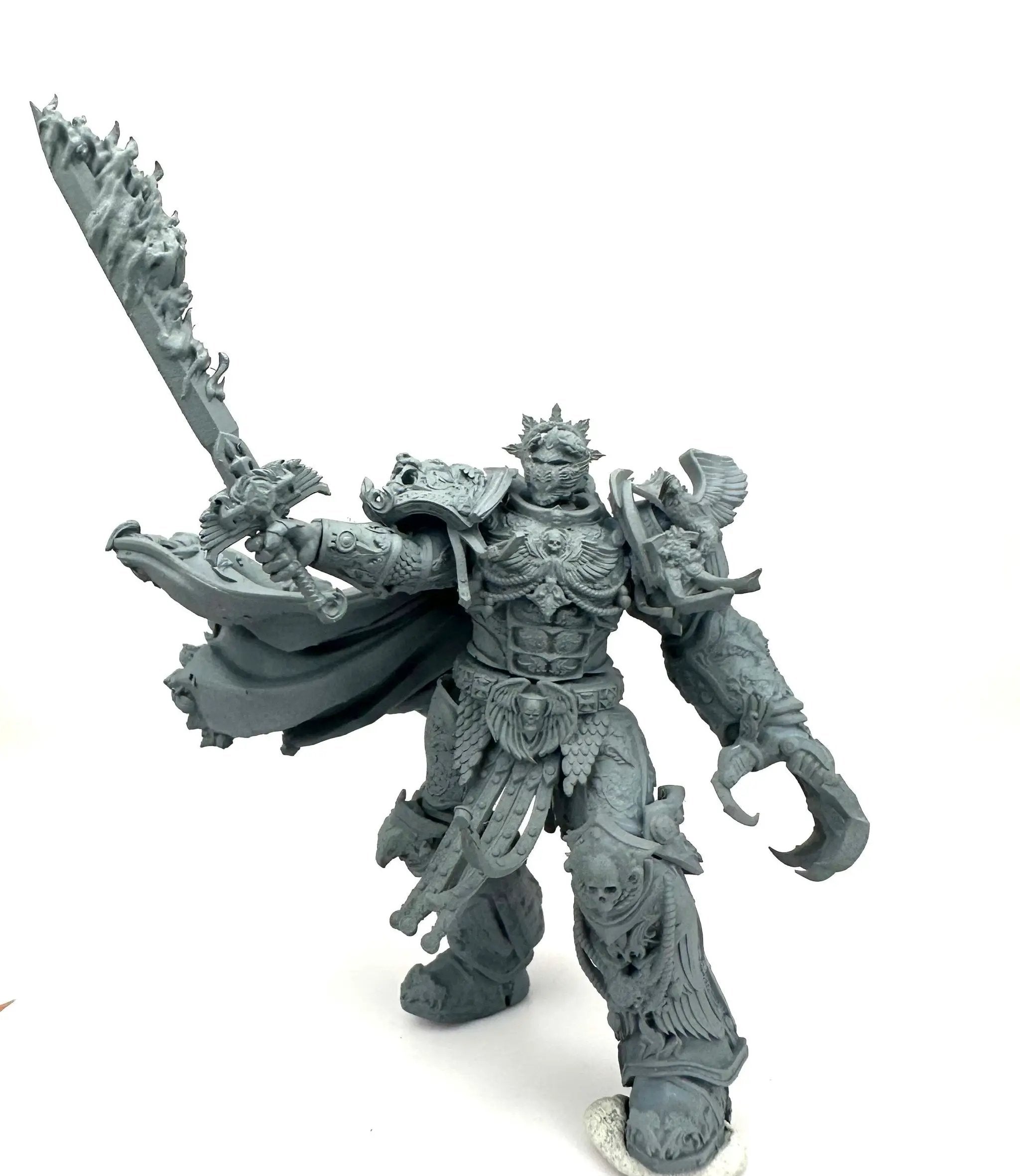 3D printed model of The Ruler by 3DArtGuy Miniatures, created by Last Hope Miniatures, showcasing detailed miniature design.