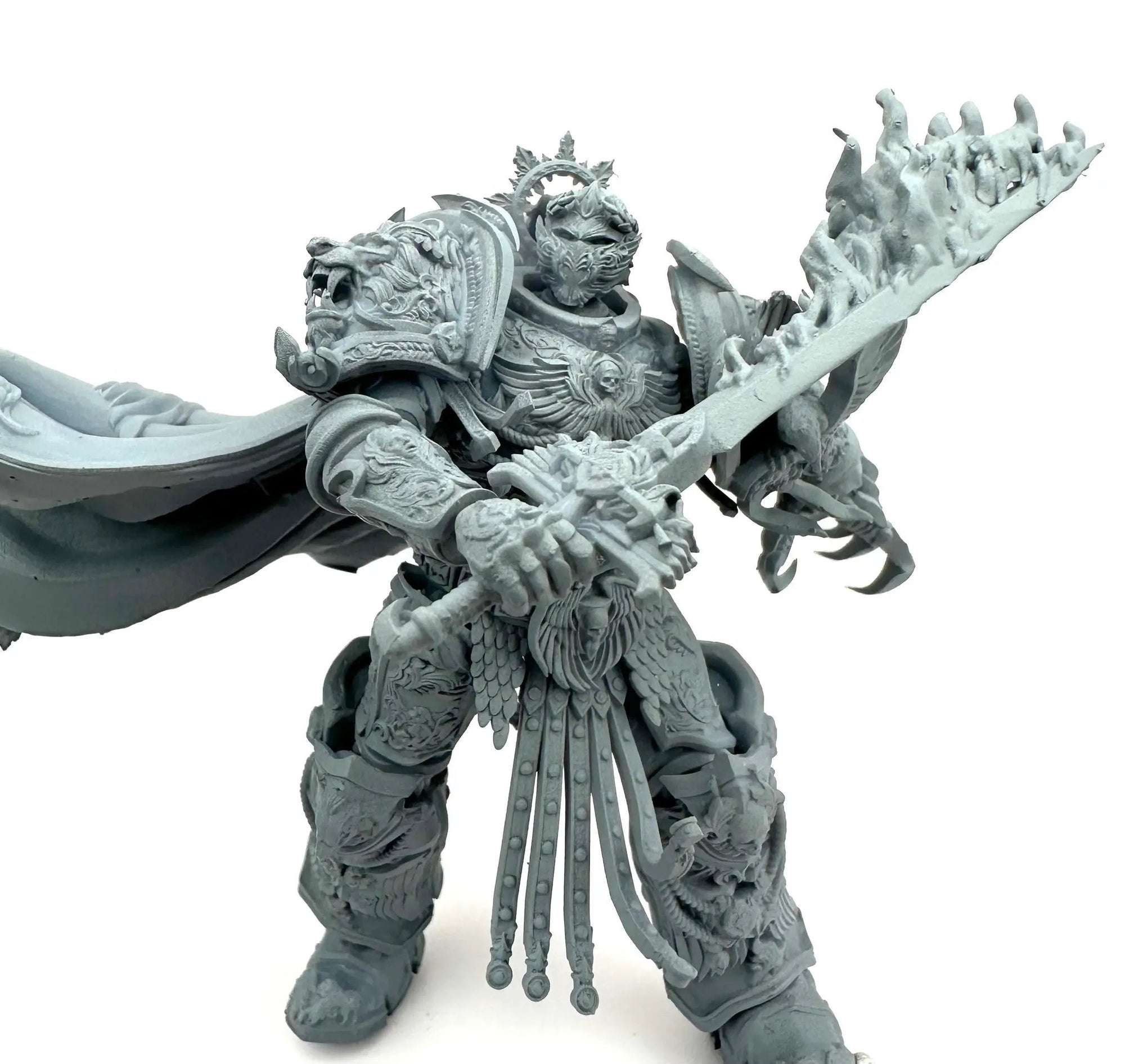 3D printed The Ruler model by 3DArtGuy Miniatures, detailed miniature figure from Last Hope Miniatures with intricate design.