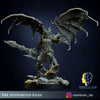 3D printed Aamon, Daemon Lord of the Abyss model by Meshbrain Labs, detailed miniature from Last Hope Miniatures.