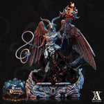 3D printed Adramal Seneschal of Orcus model by Last Hope Miniatures, detailed fantasy figure from Archvillain Games.