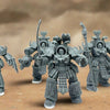3D printed Aegyptus Annihilators model by 3DArtGuy Miniatures, designed for Last Hope Miniatures, showing detailed sci-fi armored figures.