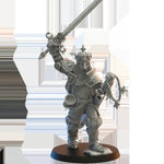 3D printed Alard, King of Mercia model by Lost Kingdom Miniatures, detailed medieval figure for tabletop gaming and display.