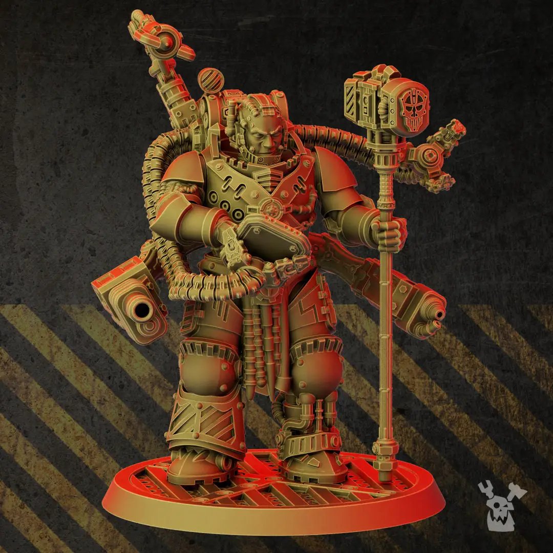 3D printed alloy master model by Last Hope Miniatures for DakkaDakka Miniatures, showcasing detailed miniature craftsmanship.