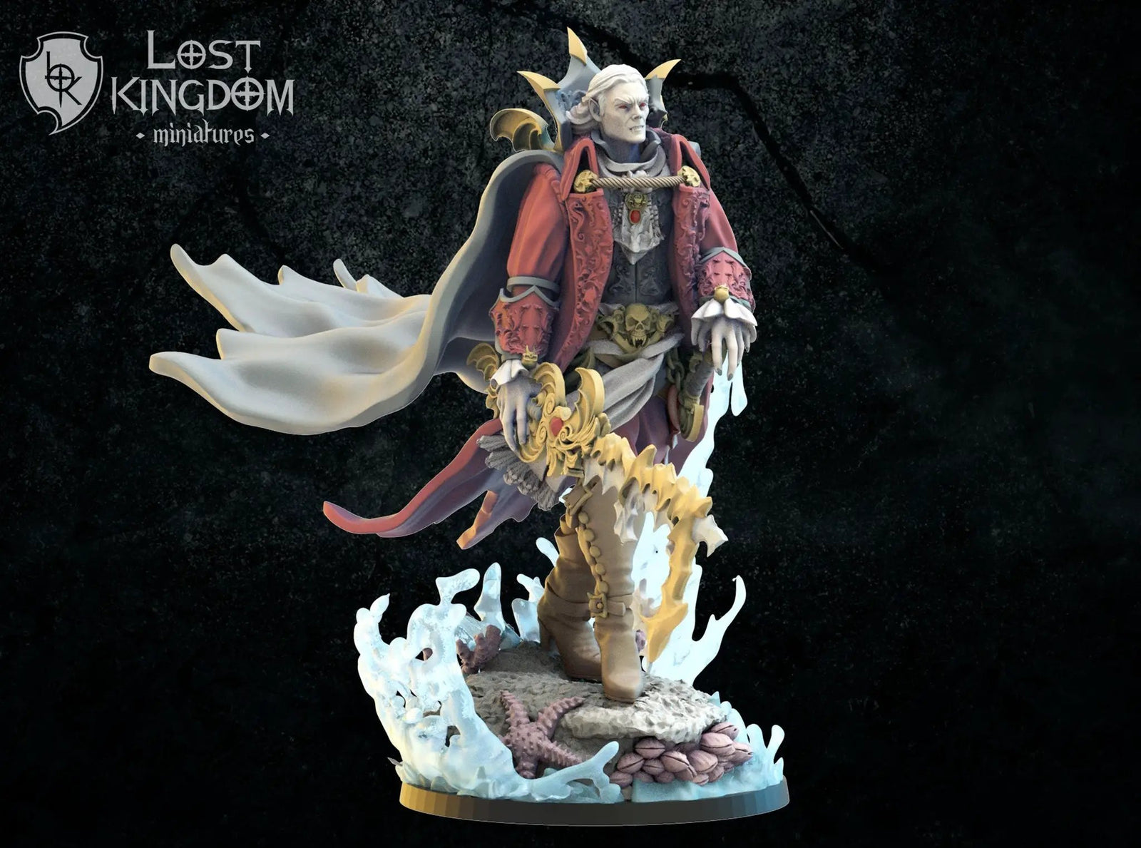 3D printed Alucard "The Deep" Acheron model from Lost Kingdom Miniatures, detailed miniature figure by Last Hope Miniatures