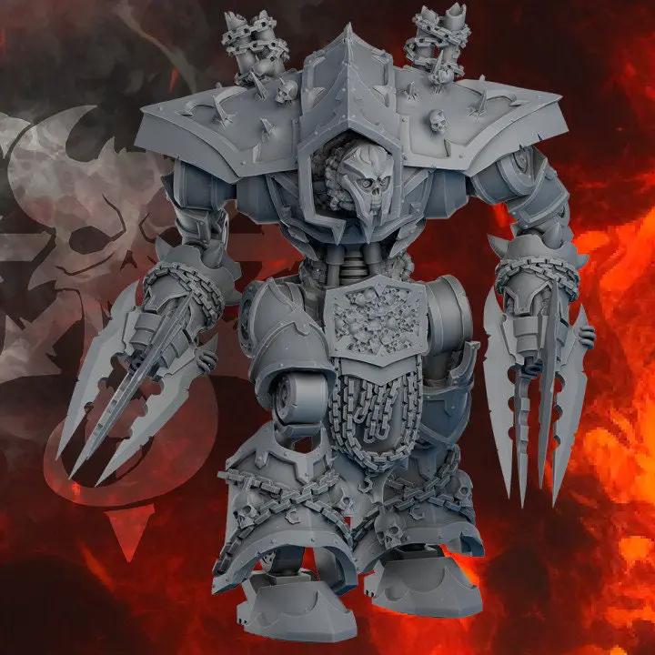 3D printed Annihilator model by DakkaDakka, detailed scale model from Last Hope Miniatures, showcasing intricate design and craftsmanship.
