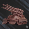3D printed anti-aircraft cannon model by DakkaDakka Miniatures, detailed miniature weapon for tabletop gaming by Last Hope Miniatures