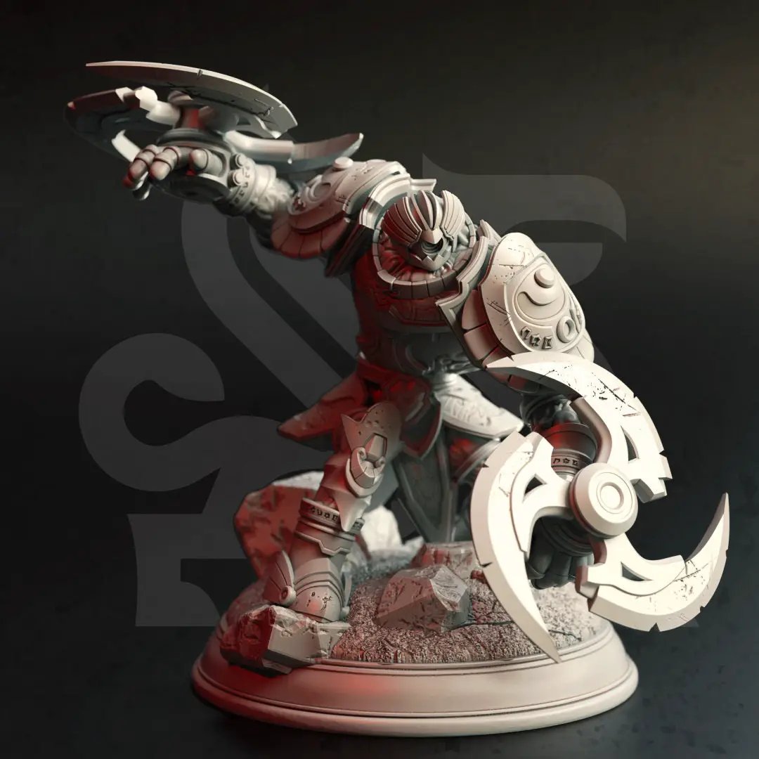 3D printed Arcane War Golem model from Last Hope Miniatures by DM Stash, detailed fantasy tabletop gaming figure.