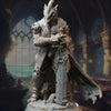 3D printed Automaton Champion model by Last Hope Miniatures, featuring intricate mechanical details and a dynamic pose.