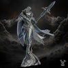 3D printed Mourner avatar model by DakkaDakka Miniatures, designed for Last Hope Miniatures, showcasing detailed miniature craftsmanship.
