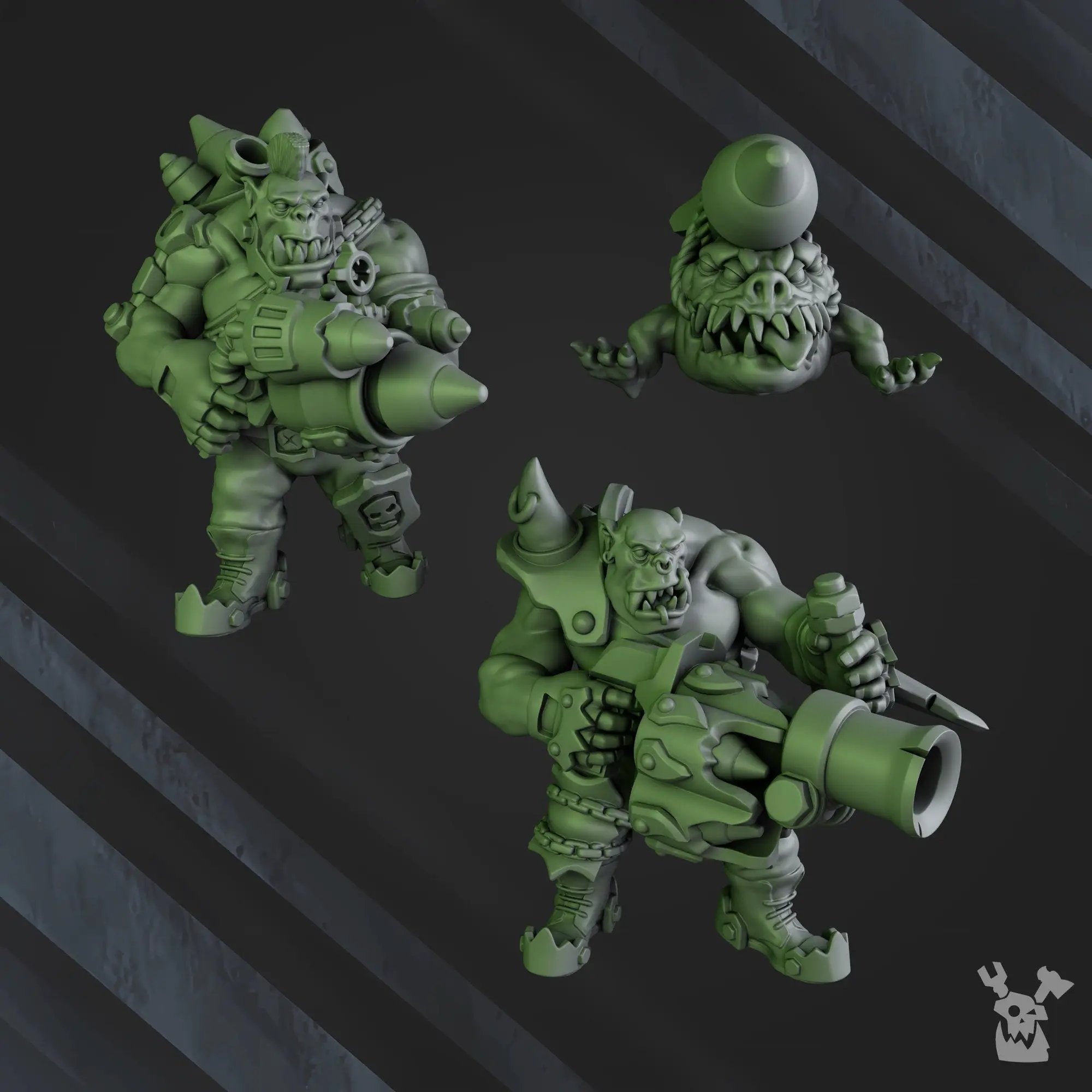 3D printed Bazooka Boyz model by Last Hope Miniatures, featuring detailed miniature soldier with bazooka weapon.