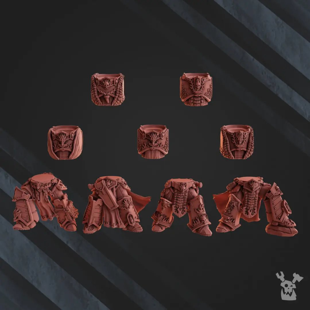 3D printed Blade Keepers model by Last Hope Miniatures for DakkaDakka, featuring detailed miniature weapon accessories.