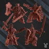 3D printed Blade Keepers model by DakkaDakka Miniatures, featuring detailed miniature accessories with intricate designs.