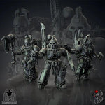 3D printed bloody skull dismemberer model by Last Hope Miniatures, featuring detailed skull parts and gruesome appearance.