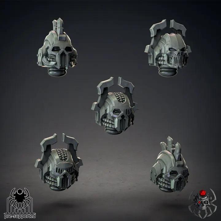 3D printed Bloody Skulls Dismemberers model by Last Hope Miniatures, featuring detailed gruesome skulls and dismembered parts.