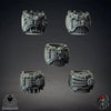 3D printed bloody skull dismemberer torso model by Last Hope Miniatures, featuring detailed skull and torn flesh textures.