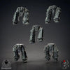 3D printed Bloody Skulls Legs model by Last Hope Miniatures, detailed miniature figure with gruesome skull legs.