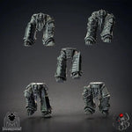 3D printed Bloody Skulls Legs model by Last Hope Miniatures, detailed miniature figure with gruesome skull legs.