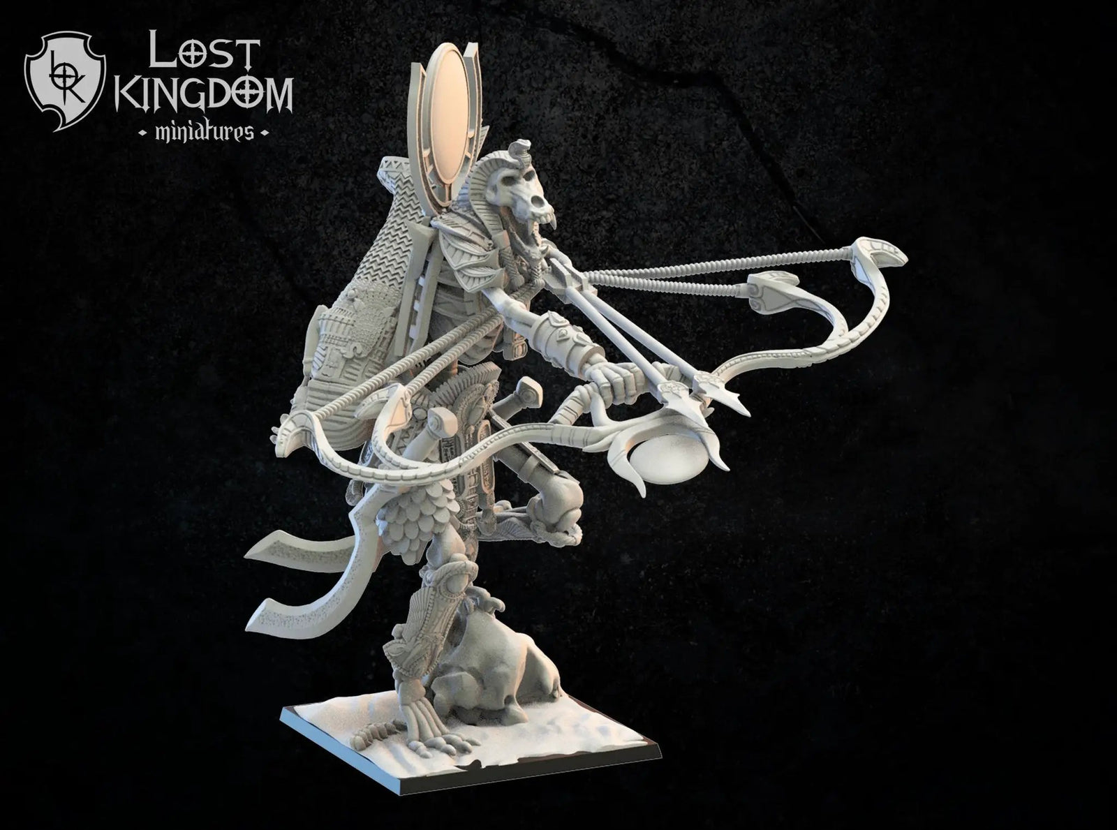 3D printed Bone Colossus model by Last Hope Miniatures, featuring detailed skeletal design for tabletop gaming and display.