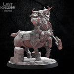 3D printed Bul-Thaur hero model by Lost Kingdom Miniatures, detailed fantasy figure from Last Hope Miniatures collection.