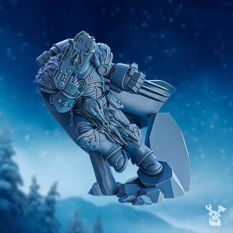3D printed Cass the Prankster model by Last Hope Miniatures, featuring detailed artwork and intricate design from DakkaDakka Mininatures.