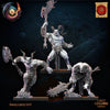 3D printed Clawed Fiends model by Last Hope Miniatures, showing detailed multi-limbed creature with fierce claws and textured surface.
