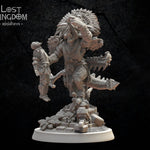 3D printed Coatl Guard General model by Lost Kingdom Miniatures, detailed miniature figure from Last Hope Miniatures collection.