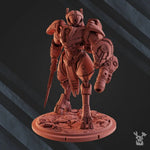3D printed Commander Closesight model by Last Hope Miniatures for DakkaDakka, detailed miniature gaming figure.