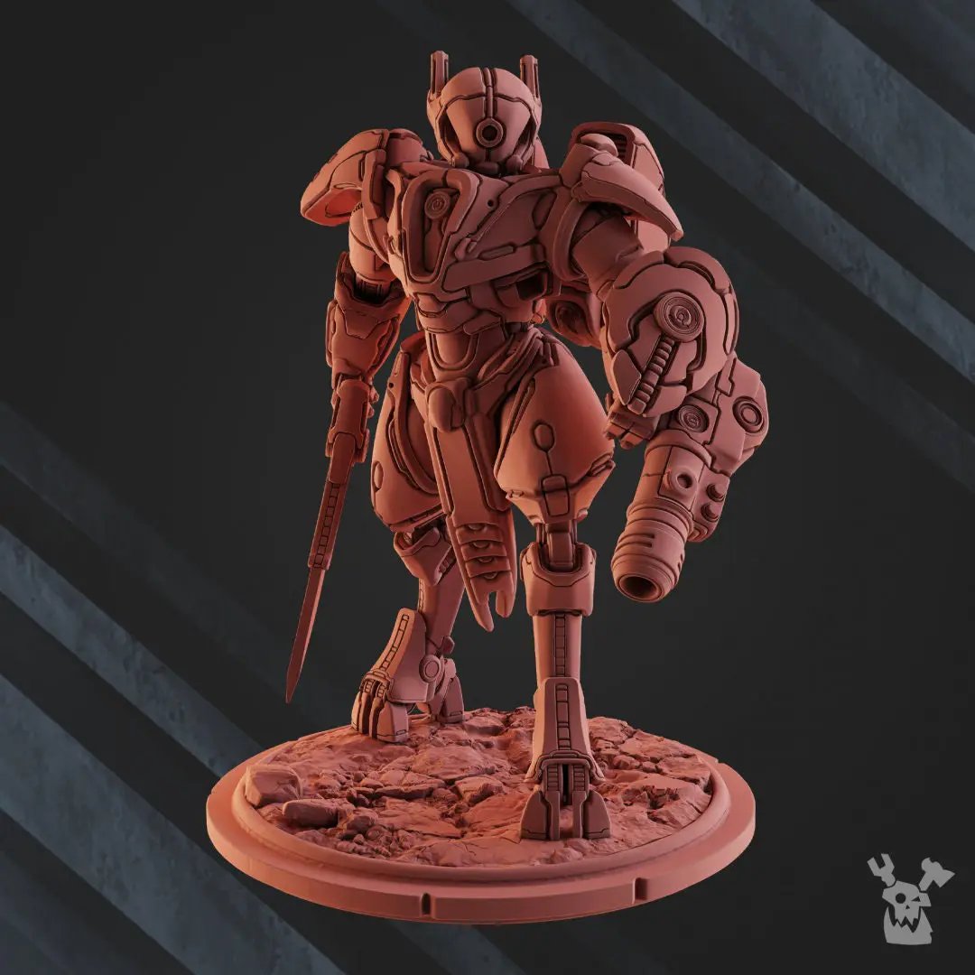 3D printed Commander Closesight model by Last Hope Miniatures for DakkaDakka, detailed miniature gaming figure.
