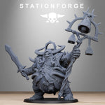 3D printed Corrupted Lord of Filth model by Stationforge Miniatures, detailed horror-themed miniature for tabletop gaming.