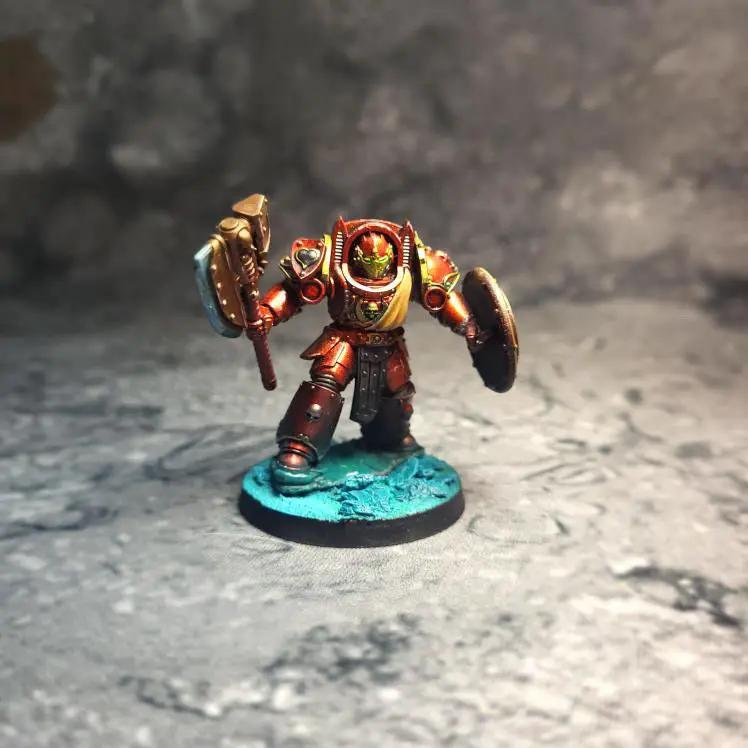 3D printed Crimson Wings Destroyer Squad model by Last Hope Miniatures, featuring detailed winged figures from DakkaDakka Miniatures.