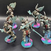 3D printed Crimson Wings Honor Guard Squad model by DakkaDakka Miniatures, detailed miniature with red and gold armor.