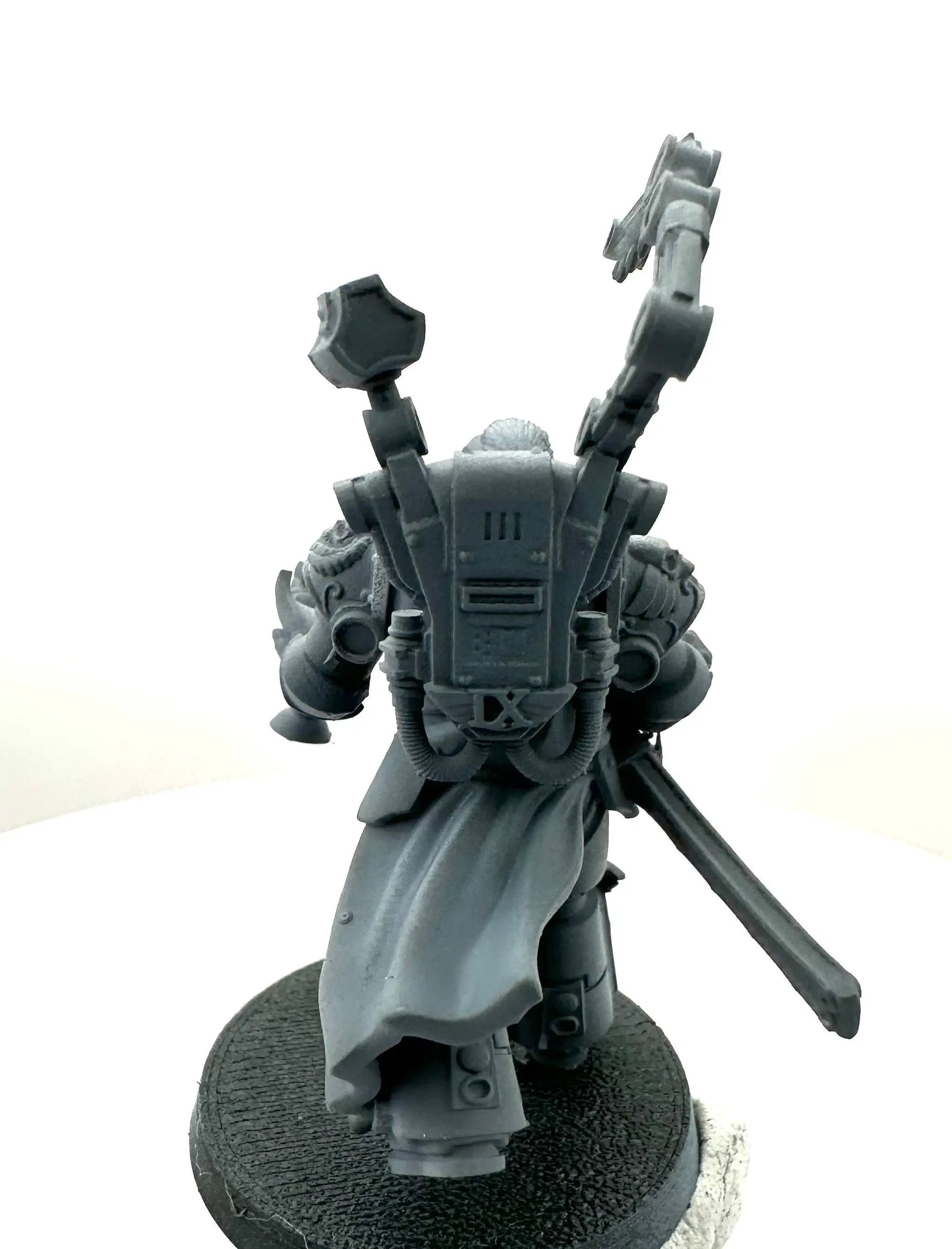 3D printed Crimson Wings Medic model by DakkaDakka Miniatures, detailed miniature figure with wings and medical gear by Last Hope Miniatures.