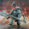 3D printed Crimson Wings Tech Adept model by DakkaDakka Miniatures, featuring detailed wings and futuristic armor, from Last Hope Miniatures.