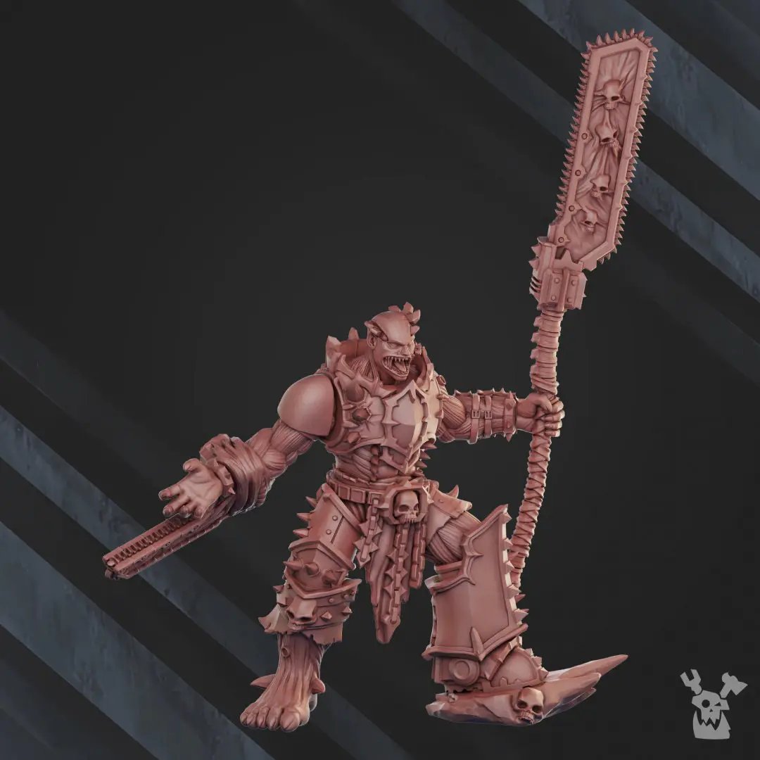 3D printed cursed bone shredders model by Last Hope Miniatures, featuring detailed undead skeletal design from DakkaDakka Miniatures.