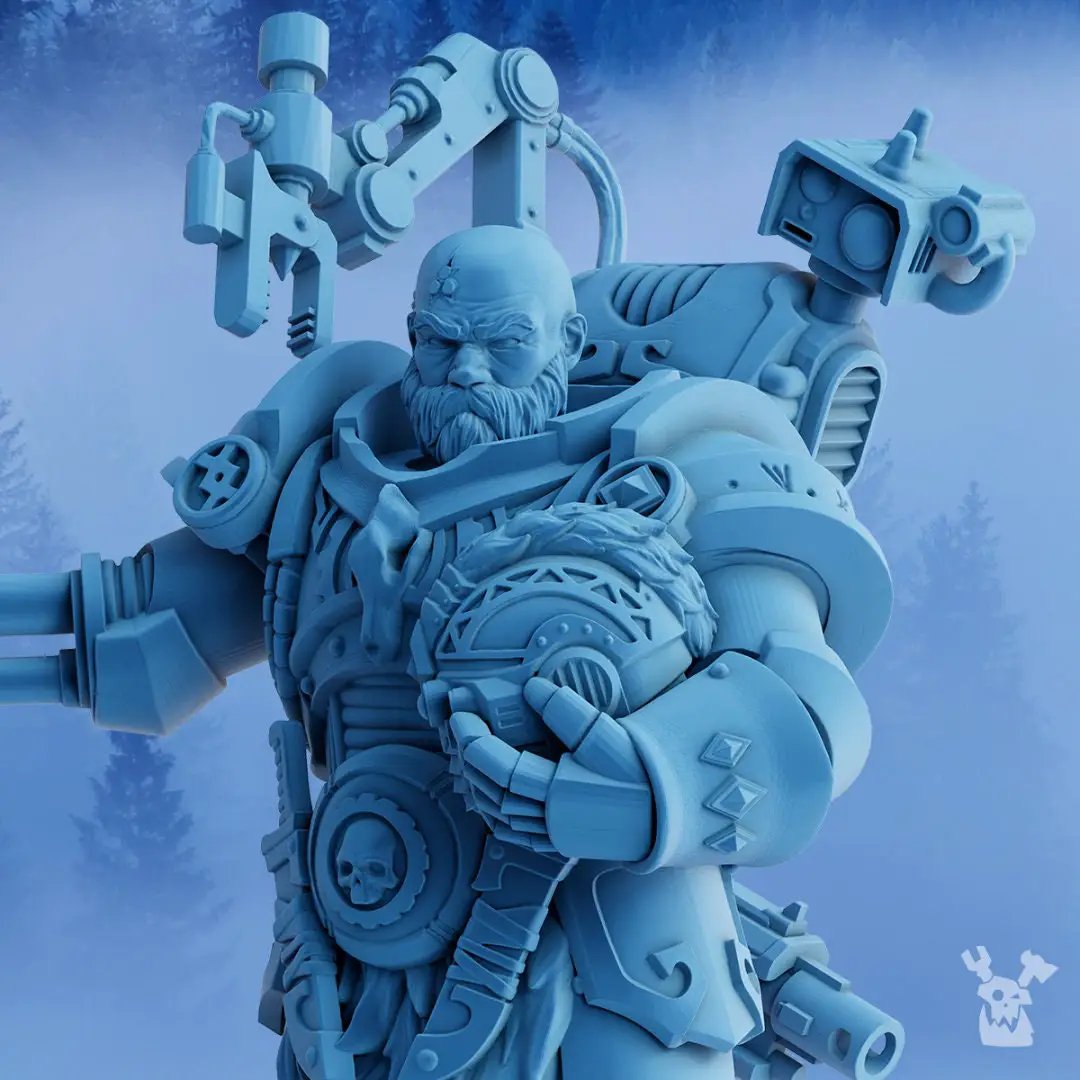 3d Printed Dangran, Father of Ethereal Mountains by DakkaDakka Miniatures by Last Hope Miniatures