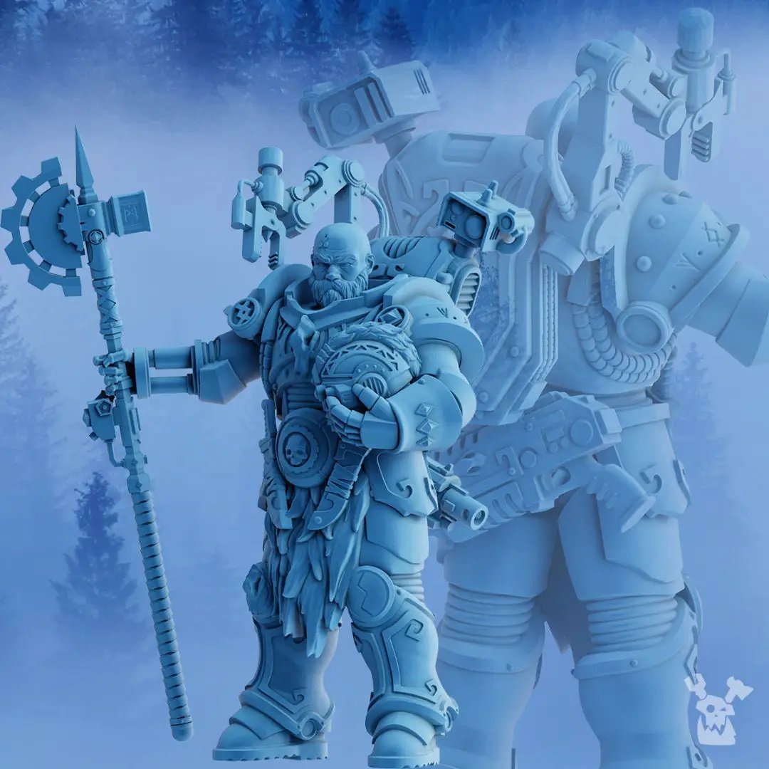 3D printed Dangran model from Ethereal Mountains by DakkaDakka Miniatures, crafted by Last Hope Miniatures, detailed fantasy tabletop figure.