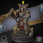 Detailed 3D printed Demon Hunter Grand Master model by Last Hope Miniatures, featuring intricate armor and weapon details.
