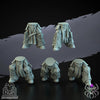 3D printed demon hunter legs model by Last Hope Miniatures, detailed design featuring armored and weaponized leg parts.